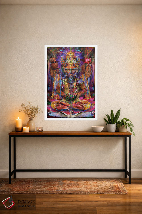 تابلو دکوراتیو برهما اثر جامبی - D3W