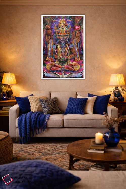 تابلو دکوراتیو برهما اثر جامبی - D2W