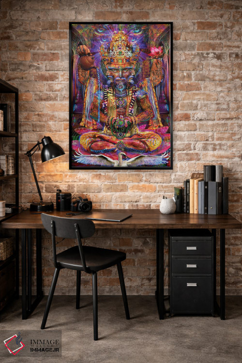 تابلو دکوراتیو برهما اثر جامبی - D4B