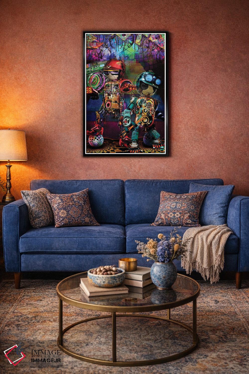تابلو دکوراتیو ربات های بوم باکس اثر جامبی - D4B