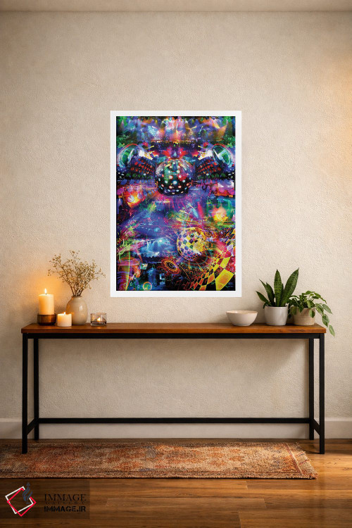 تابلو دکوراتیو دیسکو اثر جامبی - D2W