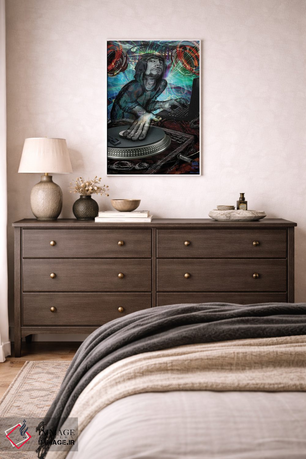تابلو دکوراتیو پسر دی جی اثر جامبی - D3W