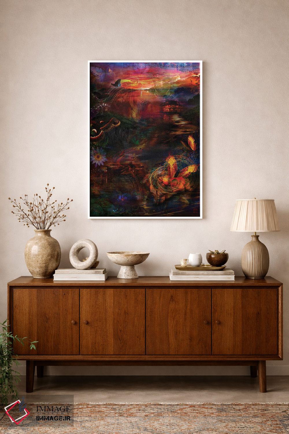 تابلو دکوراتیو سفرهای آمازون اثر جامبی - D1W