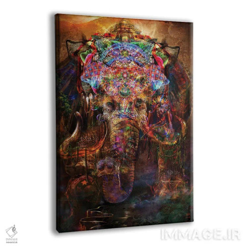 تابلو دکوراتیو گنشا اثر جامبی - نمای پرسپکتیو محصول