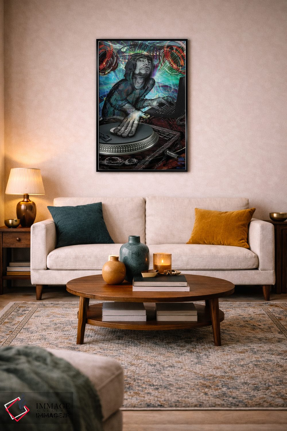 تابلو دکوراتیو پسر دی جی اثر جامبی - D4B