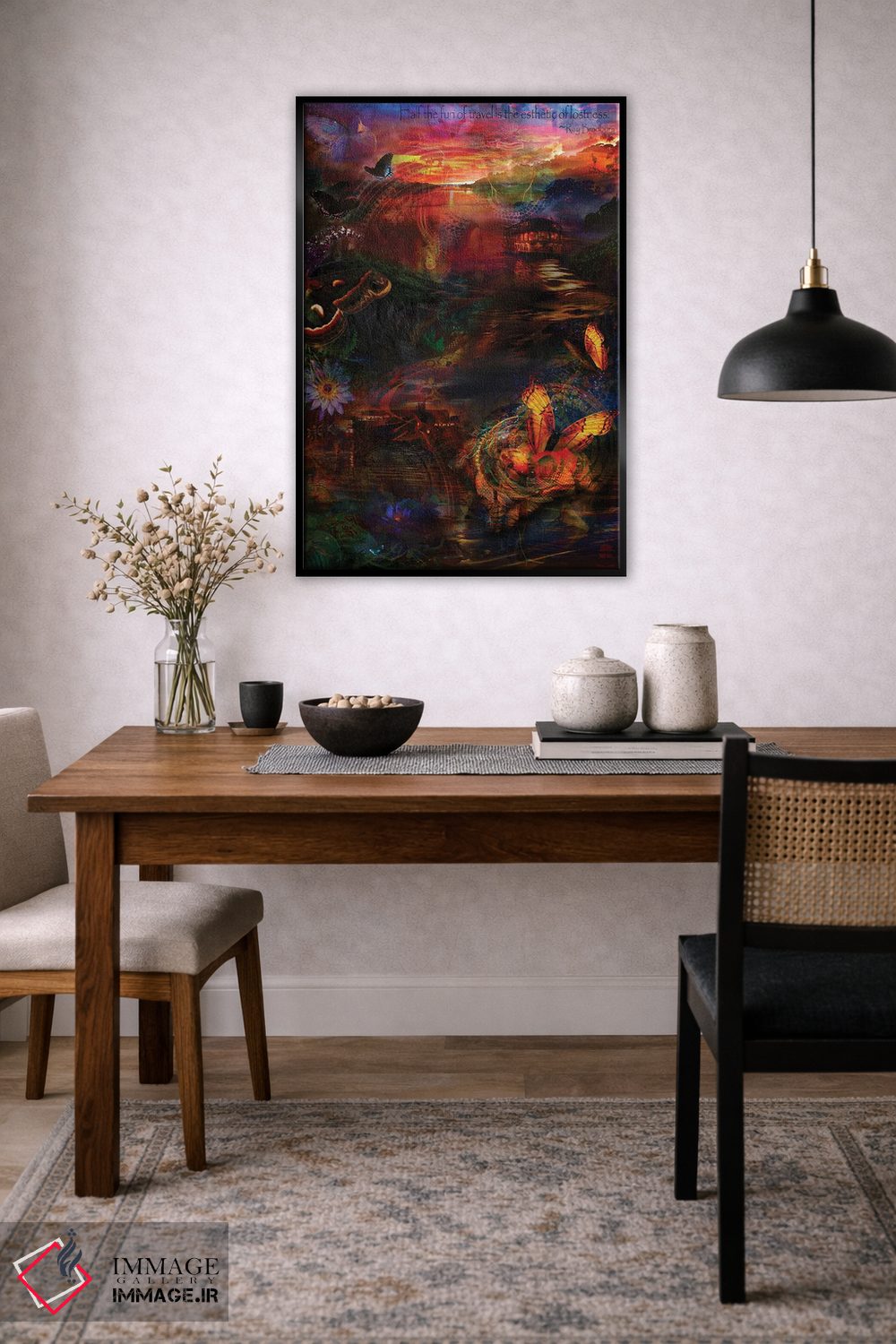 تابلو دکوراتیو سفرهای آمازون اثر جامبی - D5B