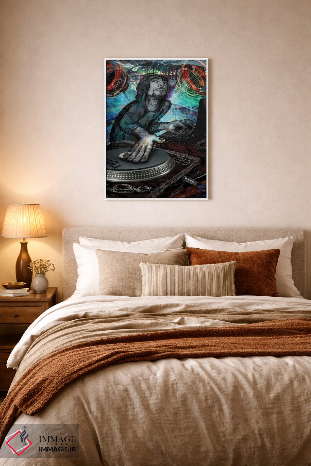 تابلو دکوراتیو پسر دی جی اثر جامبی - D5W