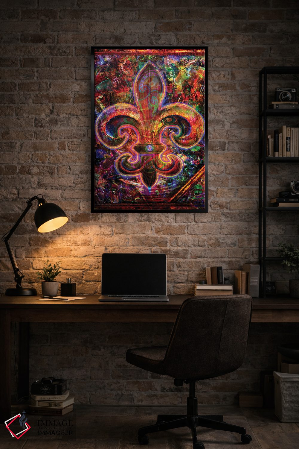 تابلو دکوراتیو فلردلیس اثر جامبی - D5B