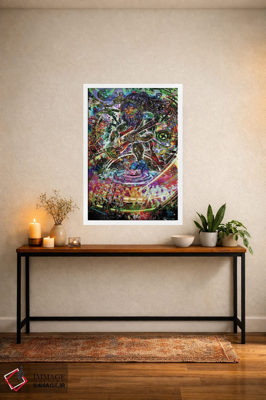تابلو دکوراتیو مربای الکتریکی اثر جامبی - D3W
