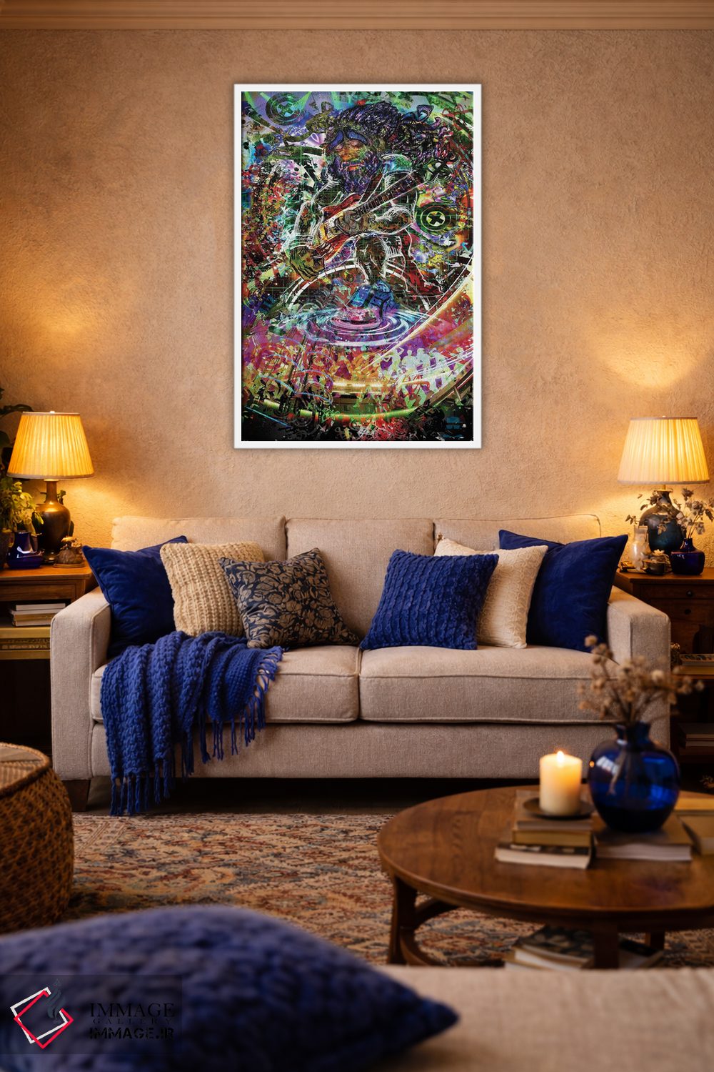 تابلو دکوراتیو مربای الکتریکی اثر جامبی - D2W