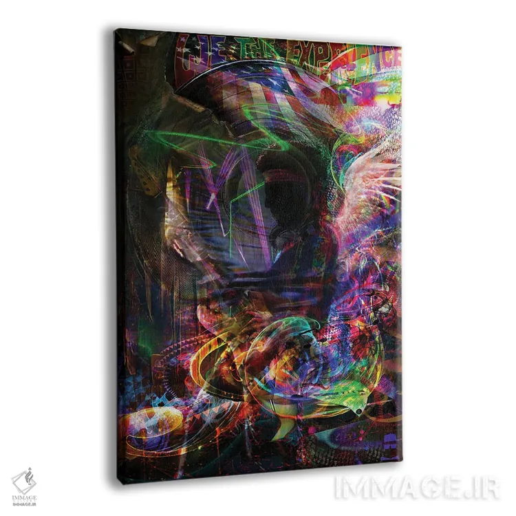 تابلو دکوراتیو جیمی اثر جامبی - نمای پرسپکتیو محصول