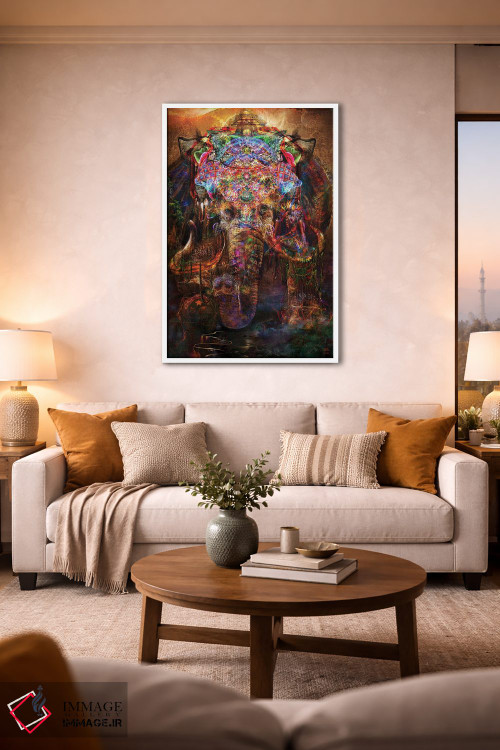 تابلو دکوراتیو گنشا اثر جامبی - D2W