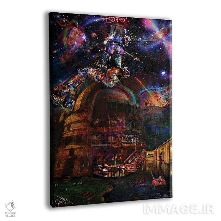 تابلو دکوراتیو رصدخانه اثر جامبی - نمای پرسپکتیو محصول