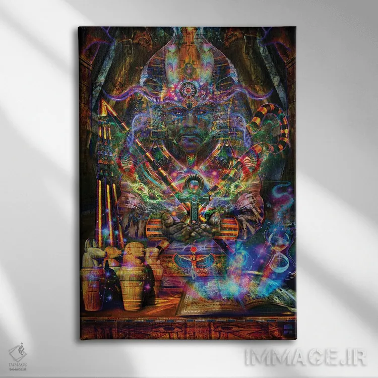 تابلو دکوراتیو اوزیریس اثر جامبی - نمای روبهرو روی دیوار