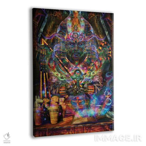 تابلو دکوراتیو اوزیریس اثر جامبی - نمای پرسپکتیو محصول