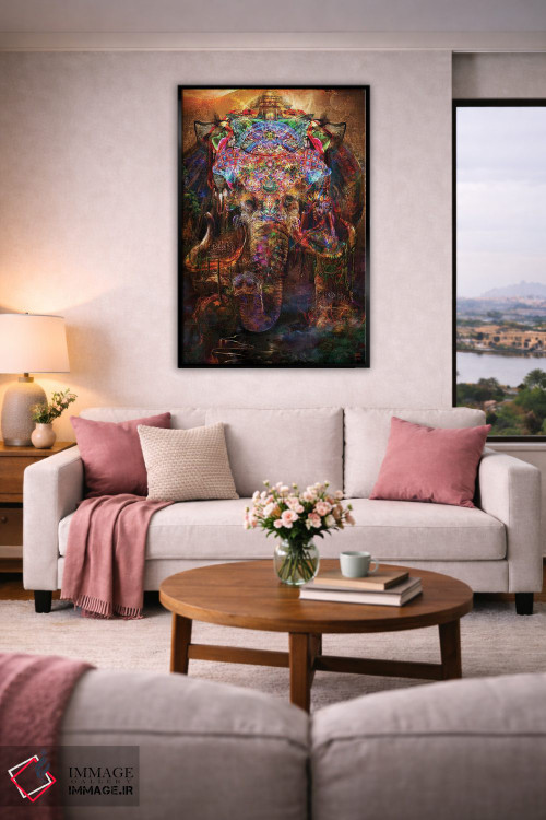 تابلو دکوراتیو گنشا اثر جامبی - D5B