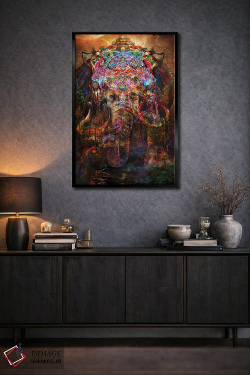 تابلو دکوراتیو گنشا اثر جامبی - D4B