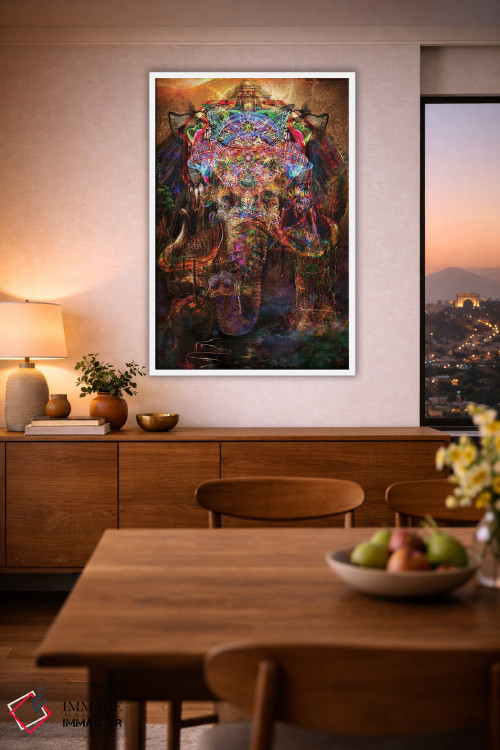 تابلو دکوراتیو گنشا اثر جامبی - D3W