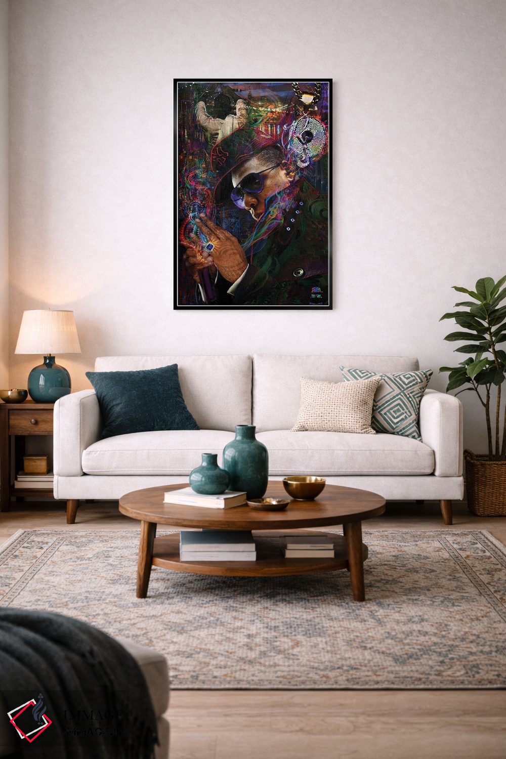 تابلو دکوراتیو جی زی اثر جامبی - D4B