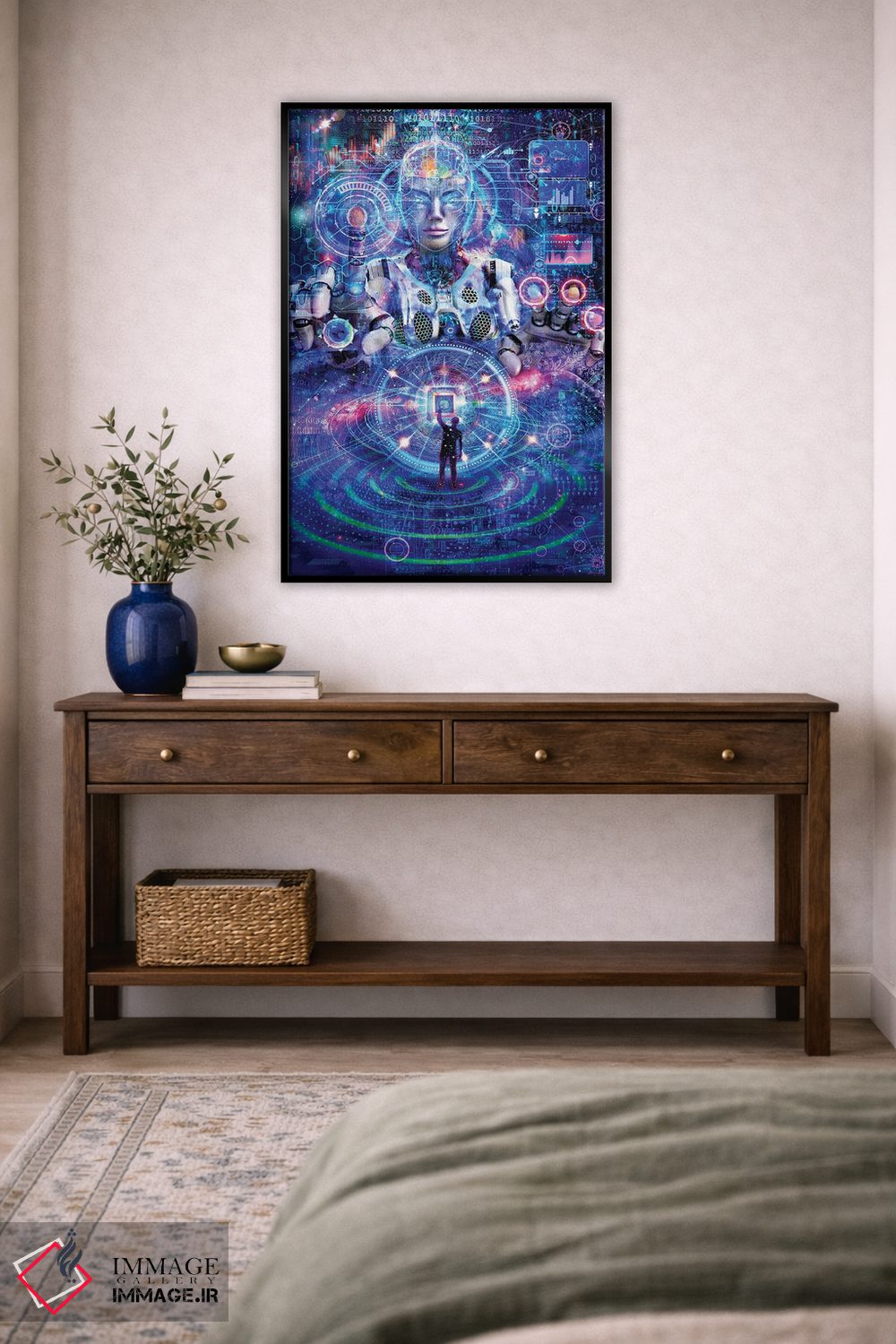 تابلو دکوراتیو آفرینش اثر جامبی - D5B