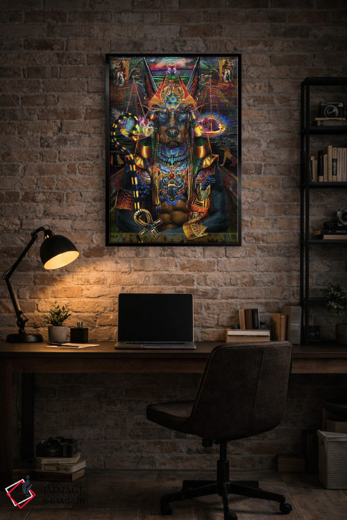 تابلو دکوراتیو آنوبیس اثر جامبی - D4B