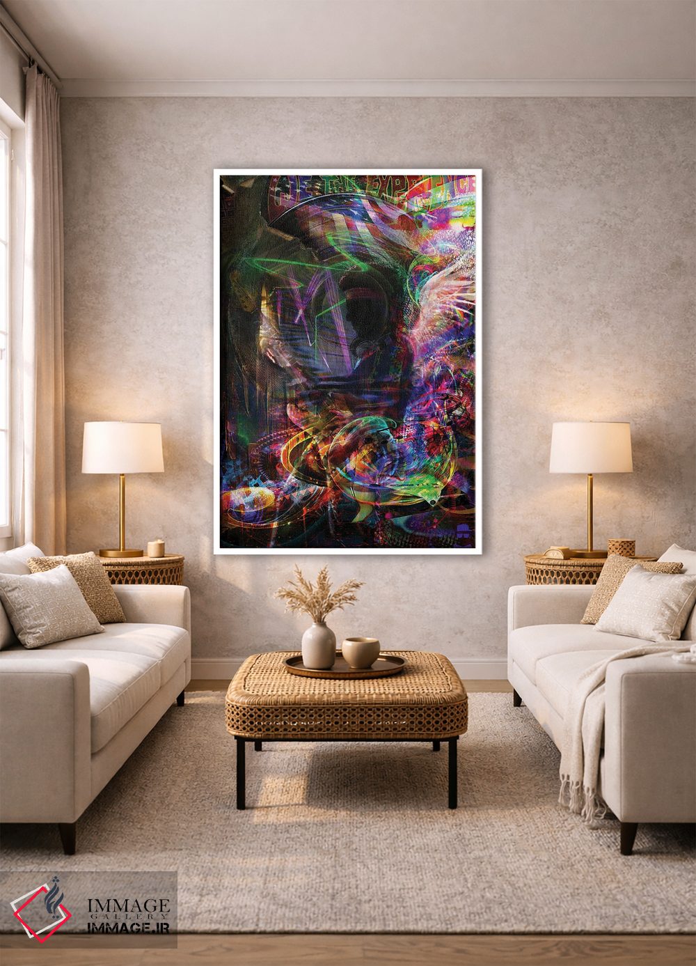 تابلو دکوراتیو جیمی اثر جامبی - D1W