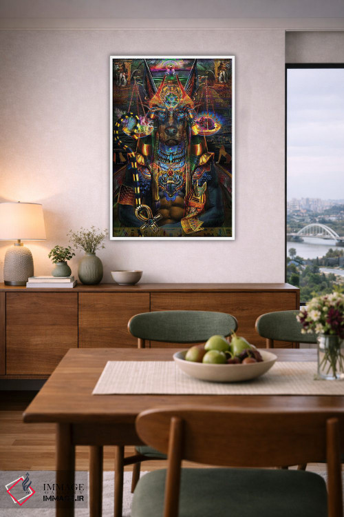 تابلو دکوراتیو آنوبیس اثر جامبی - D5W