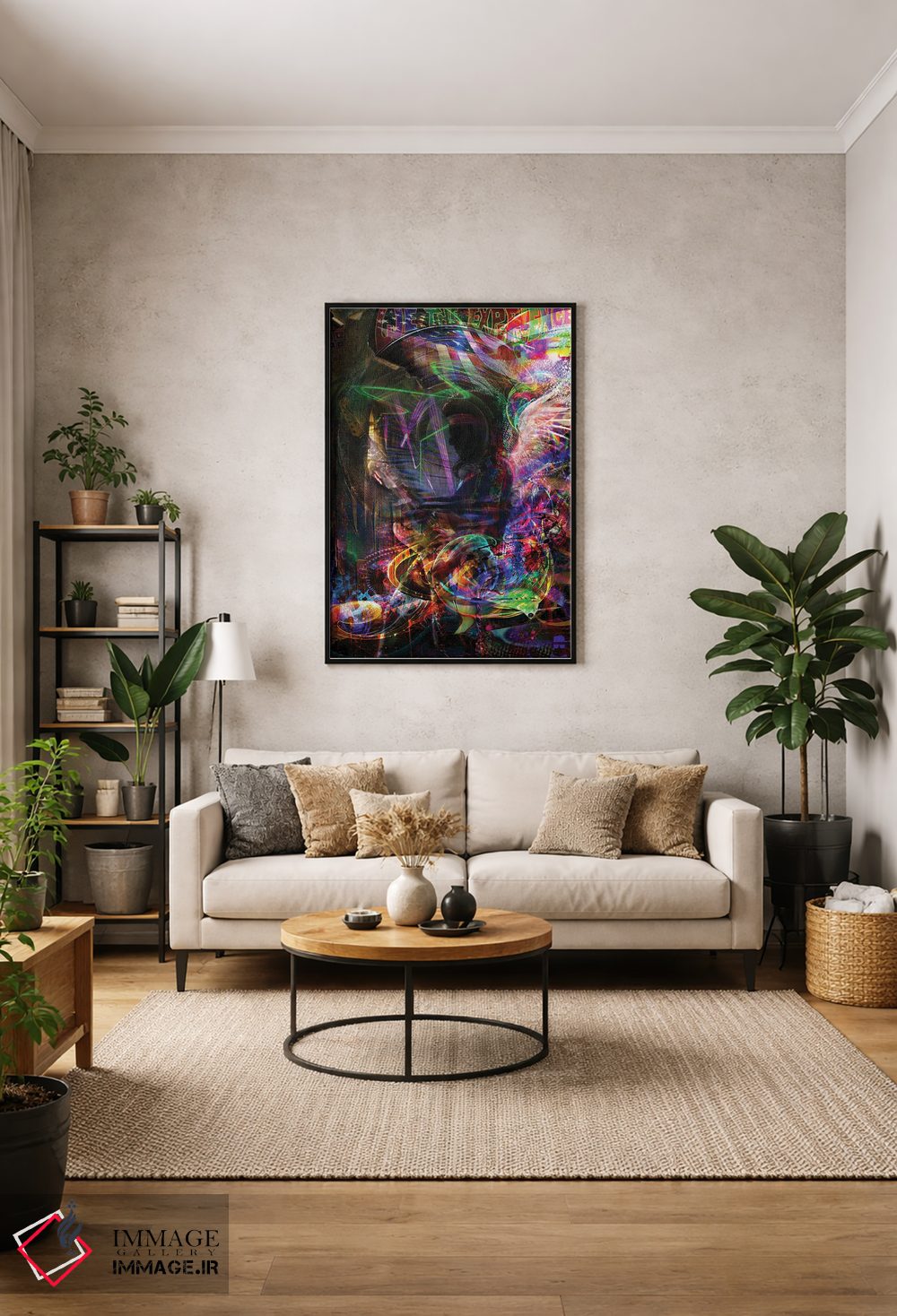 تابلو دکوراتیو جیمی اثر جامبی - D2B