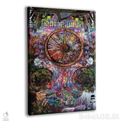 تابلو دکوراتیو روثبری اثر جامبی - نمای پرسپکتیو محصول