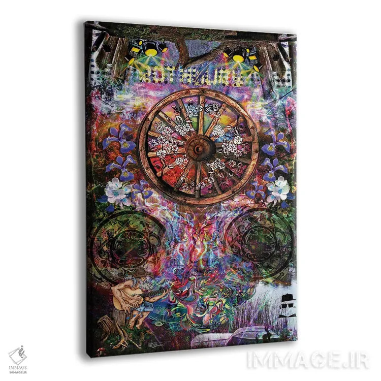 تابلو دکوراتیو روثبری اثر جامبی - نمای پرسپکتیو محصول