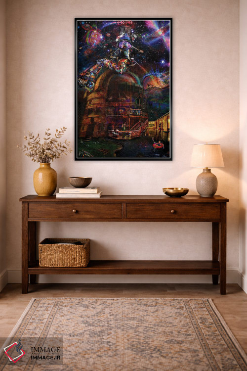 تابلو دکوراتیو رصدخانه اثر جامبی - D6B