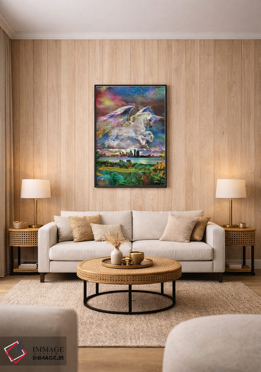 تابلو دکوراتیو پگاسوس اثر جامبی - D1B