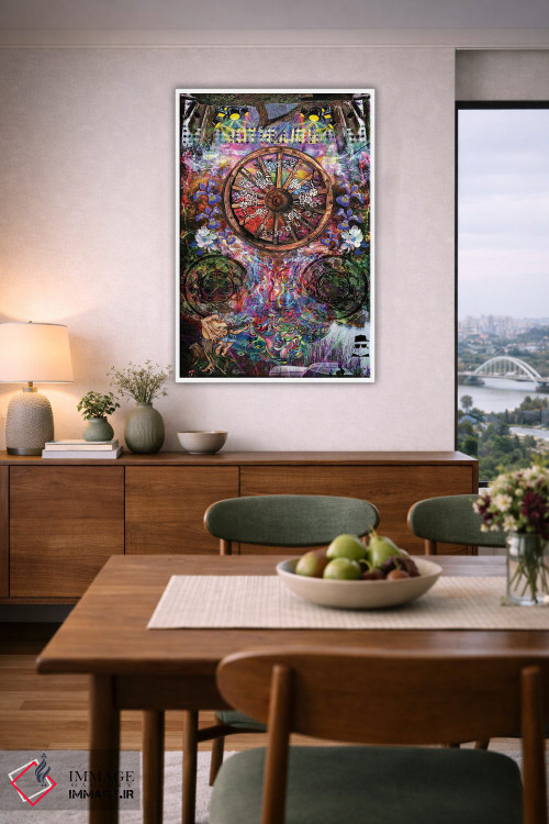 تابلو دکوراتیو روثبری اثر جامبی - D6W