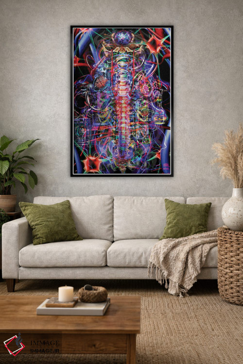 تابلو دکوراتیو ستون فقرات اثر جامبی - D1B