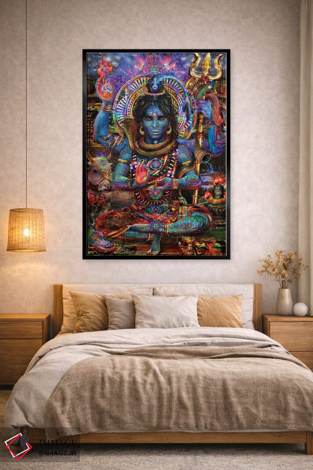 تابلو دکوراتیو شیوا اثر جامبی - D2B