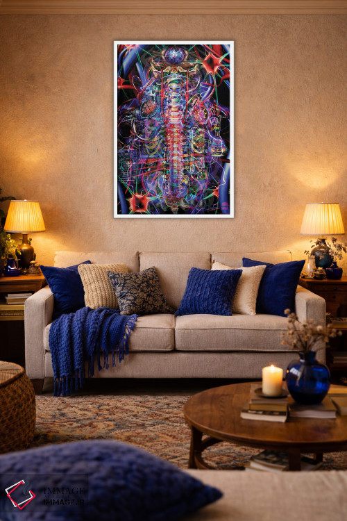 تابلو دکوراتیو ستون فقرات اثر جامبی - D3W