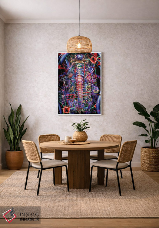 تابلو دکوراتیو ستون فقرات اثر جامبی - D2W