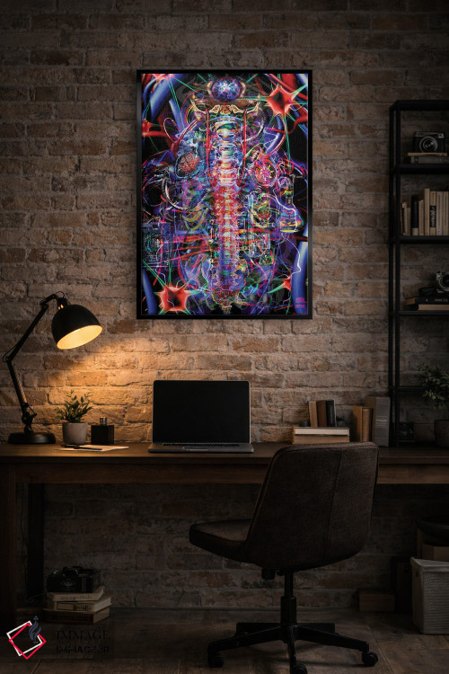 تابلو دکوراتیو ستون فقرات اثر جامبی - D5B