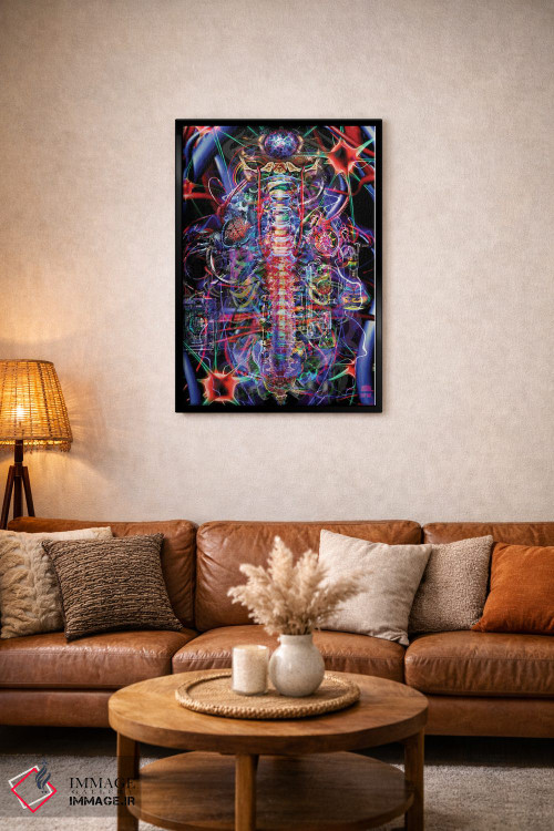 تابلو دکوراتیو ستون فقرات اثر جامبی - D4B