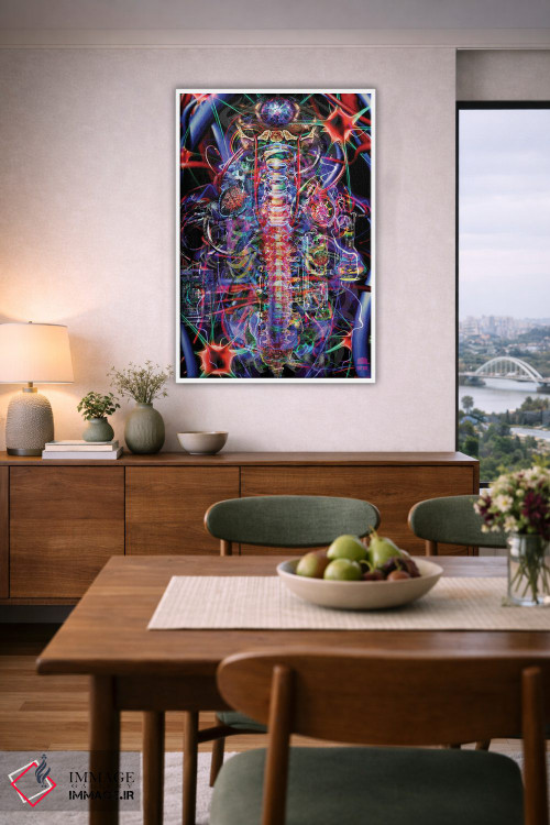 تابلو دکوراتیو ستون فقرات اثر جامبی - D6W