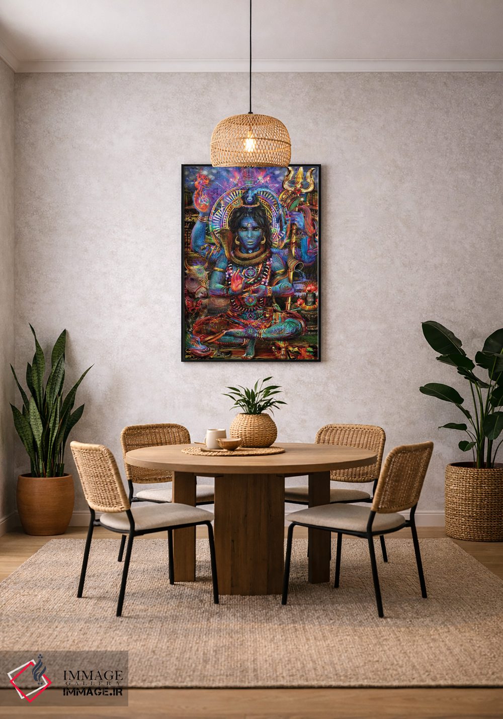 تابلو دکوراتیو شیوا اثر جامبی - D5B