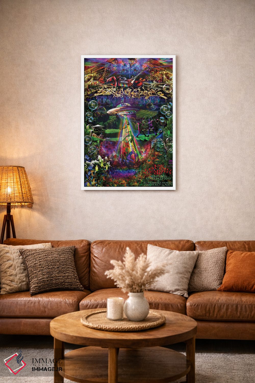 تابلو دکوراتیو پنیر رشته ای اثر جامبی - D1W