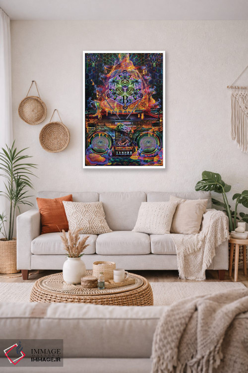 تابلو دکوراتیو کندو بیس اثر جامبی - D1W