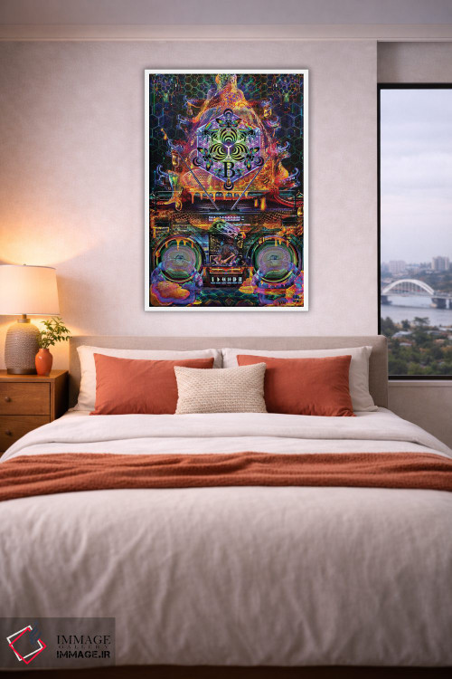 تابلو دکوراتیو کندو بیس اثر جامبی - D2W