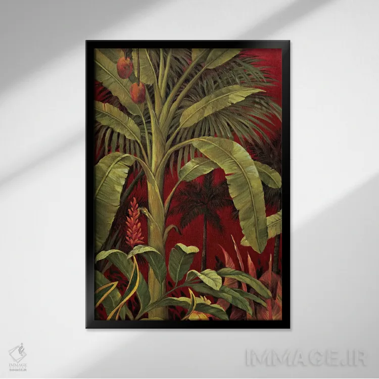 تابلو دکوراتیو باغ بالی I اثر رودولفو خیمنز - نمای قابدار مشکی