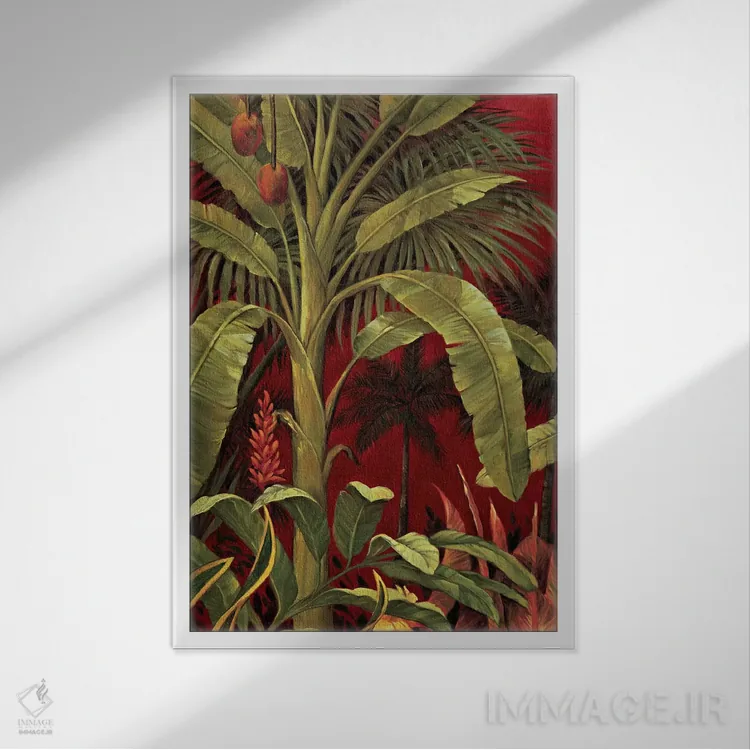 تابلو دکوراتیو باغ بالی I اثر رودولفو خیمنز - نمای قابدار سفید