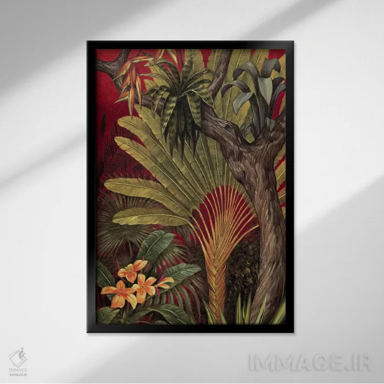 تابلو دکوراتیو باغ بالی II اثر رودولفو خیمنز - نمای قابدار مشکی