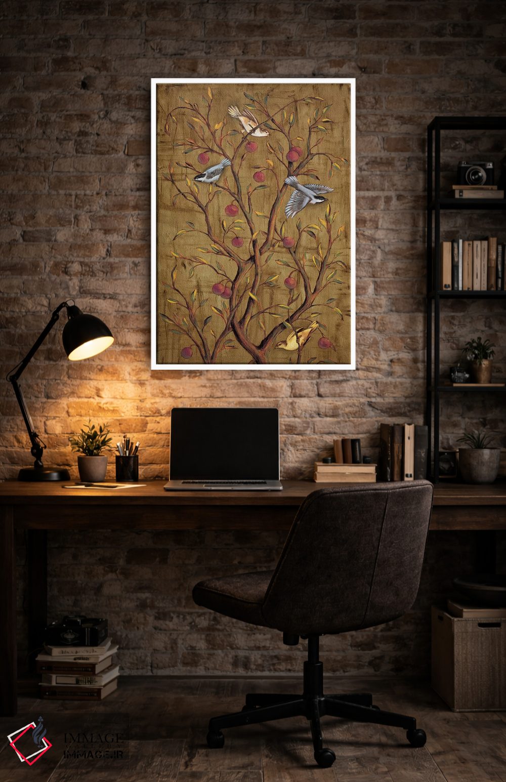 تابلو دکوراتیو پنل درخت آلو III اثر رودولفو خیمنز - D3W