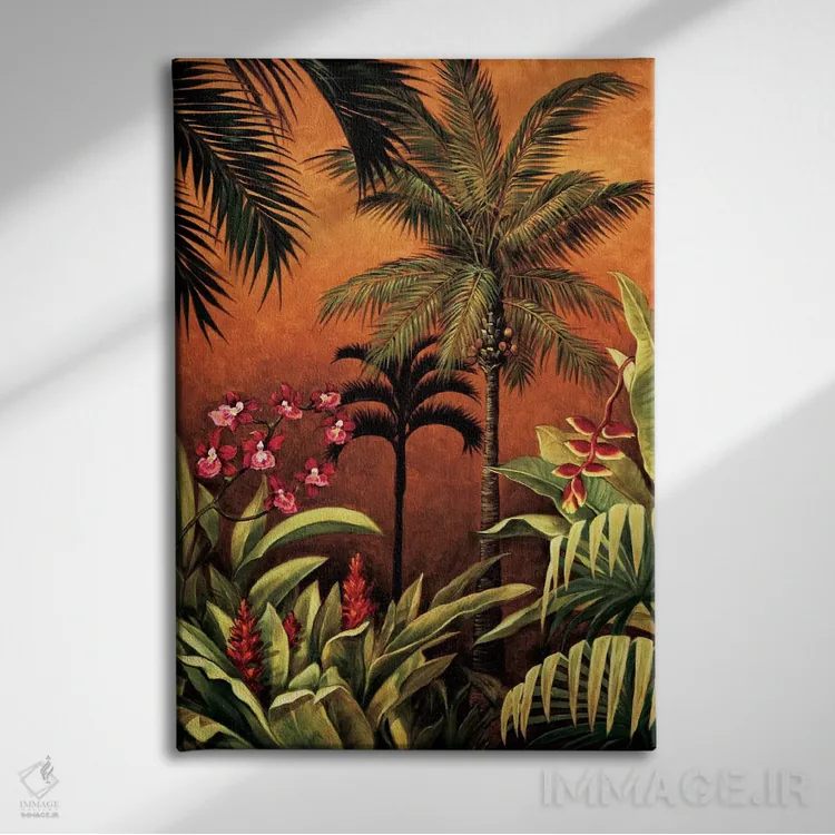 تابلو دکوراتیو اوبود I اثر رودولفو خیمنز - نمای روبهرو روی دیوار