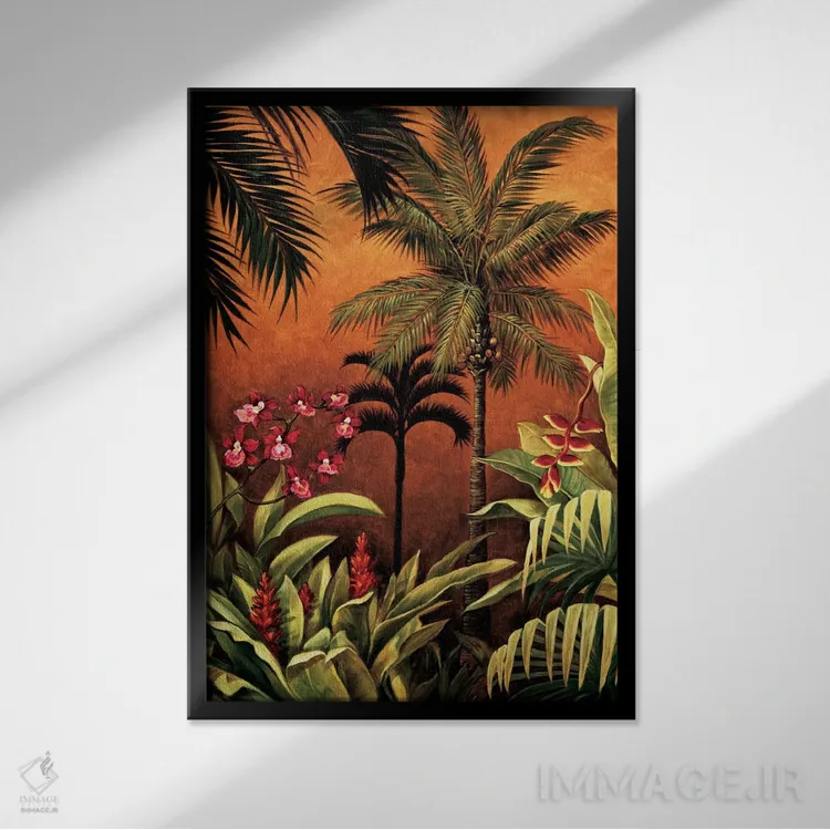 تابلو دکوراتیو اوبود I اثر رودولفو خیمنز - نمای قابدار مشکی